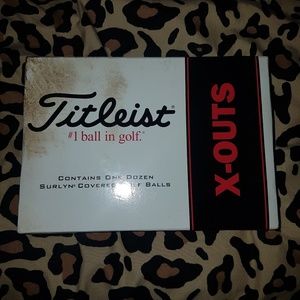 Titleist X-outs golf balls